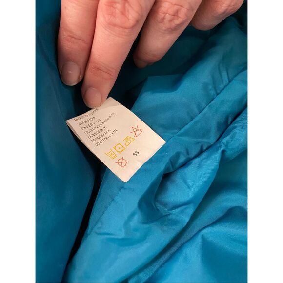 Columbia Vintage ‘80s Turquoise Blue + Red Ski Jacket Coat, men’s size XL - Picture 10 of 15